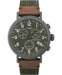 TW2U89500VQ Timex Standard Chronograph 41mm Fabric and Leather Strap Watch primary image