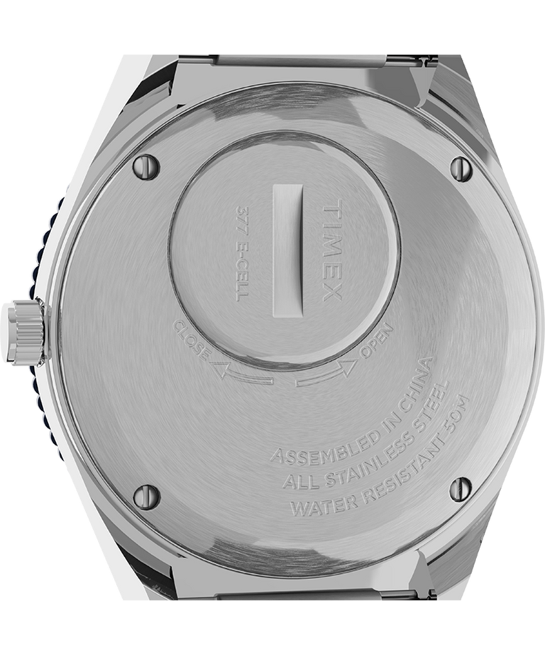 TW2U95500VQ Q Timex 36mm Stainless Steel Bracelet Watch caseback image