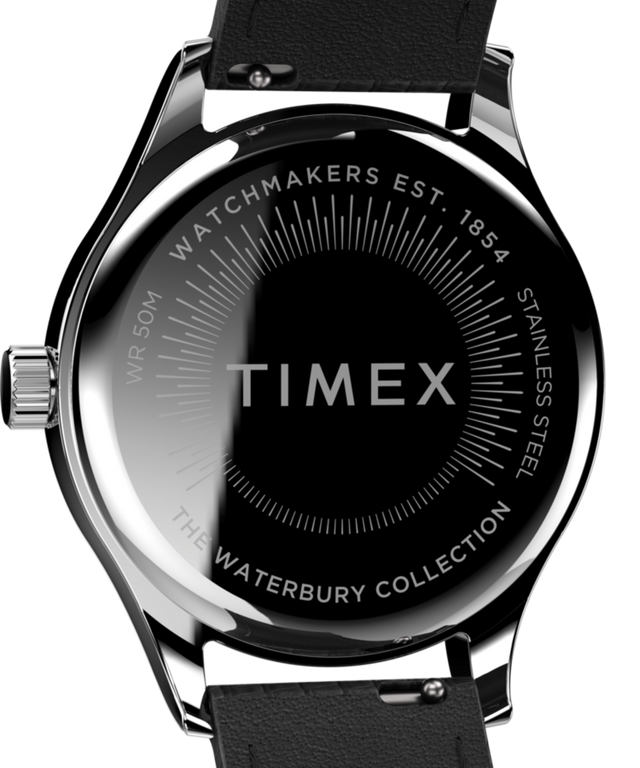 TW2U97700VQ Waterbury Traditional 34mm Leather Strap Watch caseback image