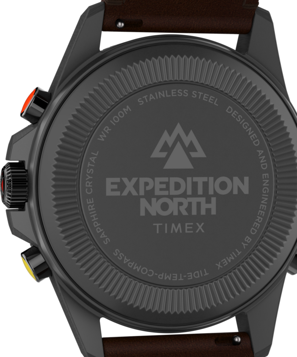 TW2V04000JR Expedition North® Tide-Temp-Compass 43mm Eco-Friendly Leather Strap Watch caseback image
