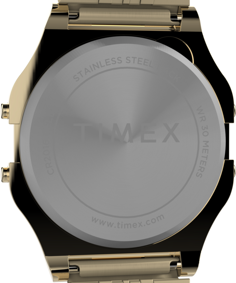TW2V19400YB Timex T80 34mm Stainless Steel Bracelet Watch caseback image