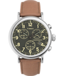 TW2V27500VQ Timex Standard Chronograph 41mm Leather Strap Watch primary image