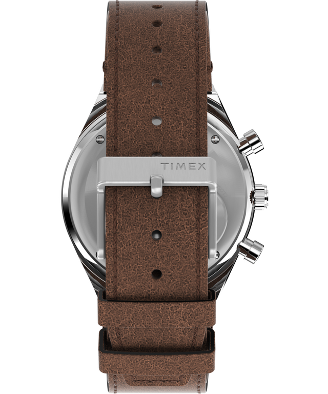 TW2V42800V3 Q Timex Chronograph 40mm Leather Strap Watch strap image