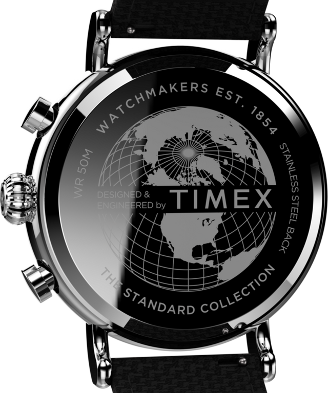 TW2V43700VQ Timex Standard Chronograph 41mm Fabric Strap Watch caseback image