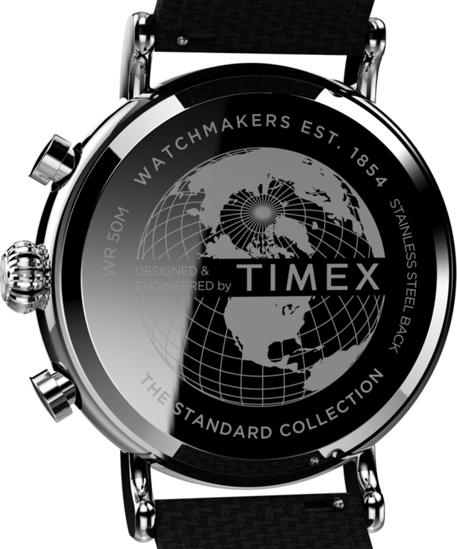 TW2V43900VQ Timex Standard Chronograph 41mm Fabric Strap Watch caseback image