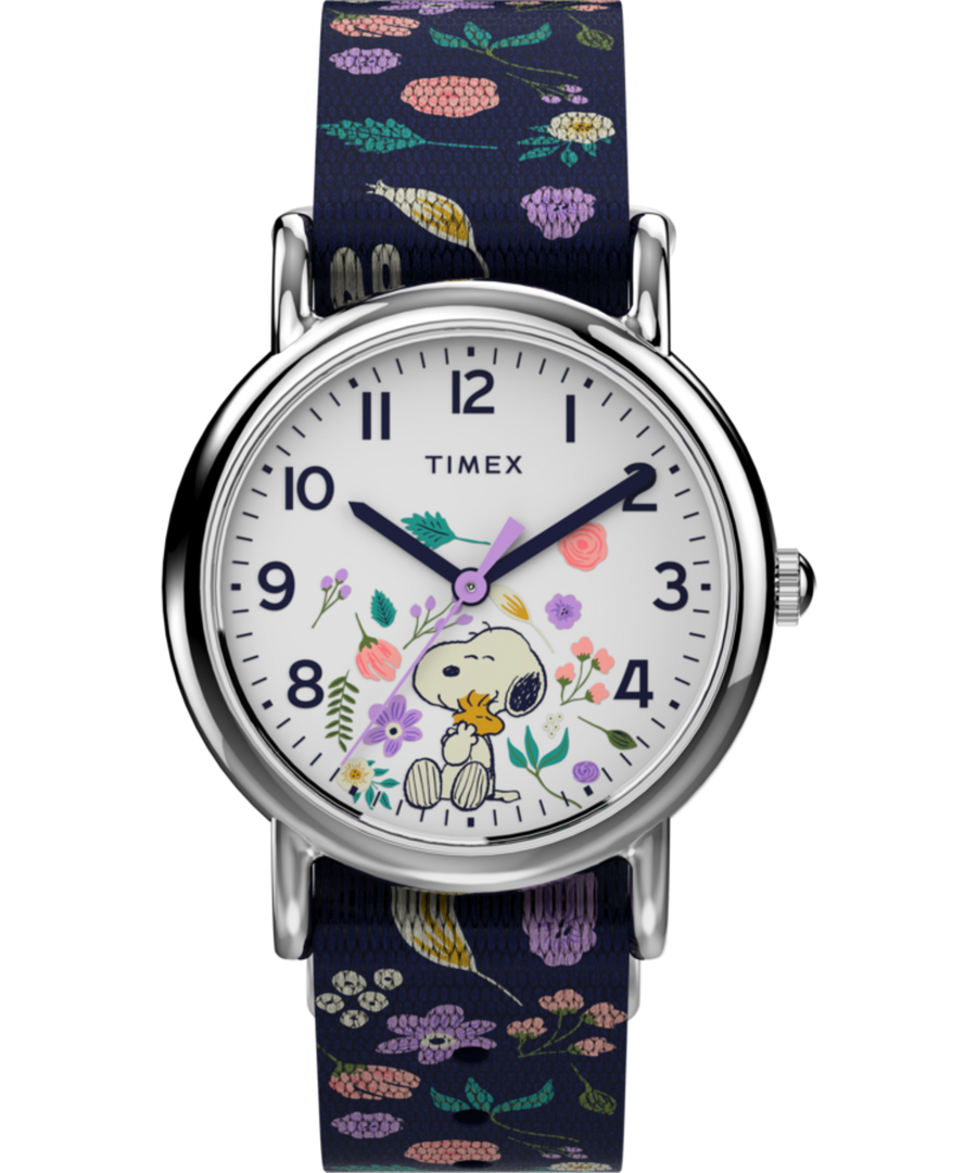 TW2V45900NG Timex Weekender x Peanuts Floral 31mm Fabric Strap Watch primary image