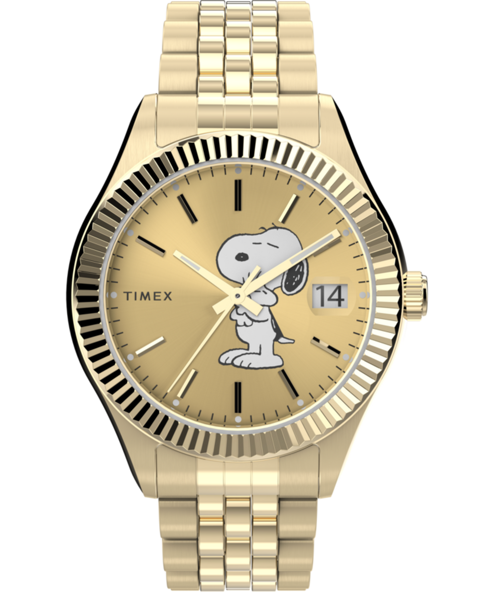 TW2V47300 Timex Legacy x Peanuts 34mm Stainless Steel Bracelet Watch Primary Image