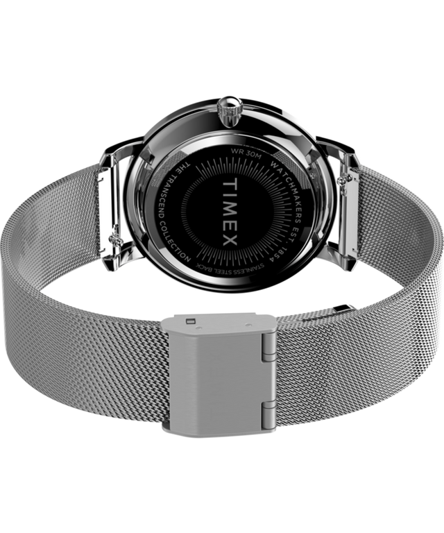 TW2V52400VQ Transcend 34mm Stainless Steel Bracelet Watch back (with strap) image
