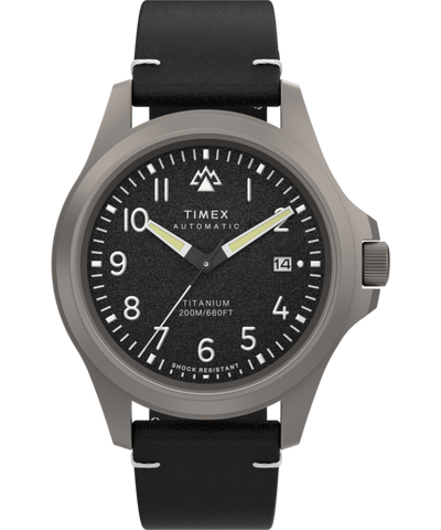 TW2V54000JR Expedition North® Titanium Automatic 41mm Eco-Friendly Leather Strap Watch primary image