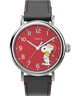 TW2V61100VQ Timex Standard x Peanuts Featuring Snoopy Holiday 40mm Leather Strap Watch primary image