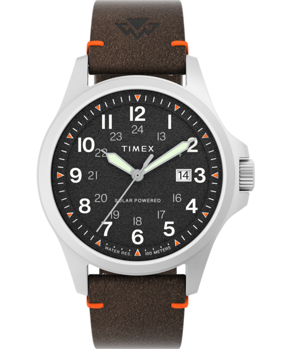 Expedition North® Field Solar 41mm Eco-Friendly Leather Strap