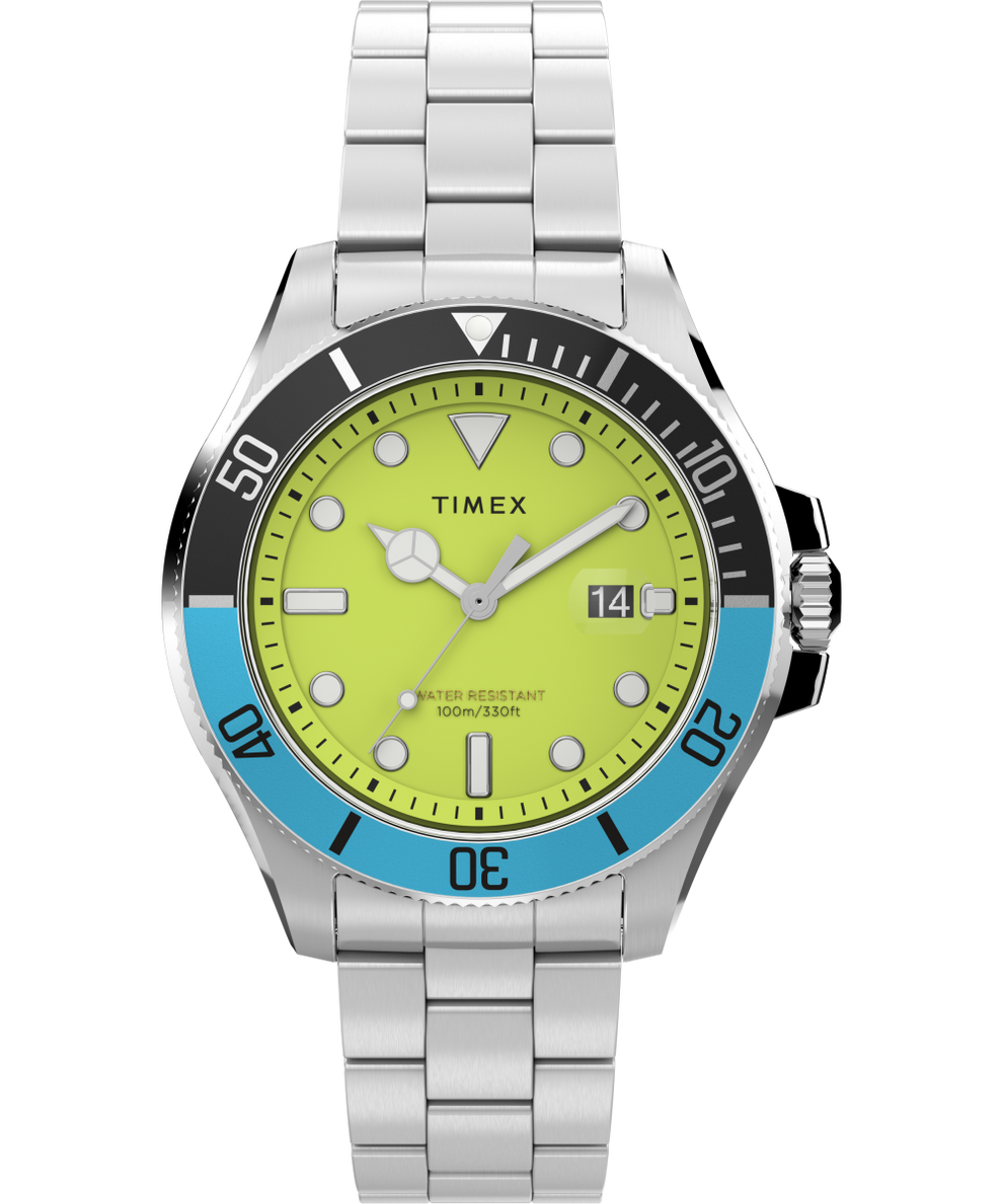 TW2V65300VQ Harborside Coast 43mm Stainless Steel Bracelet Watch primary image