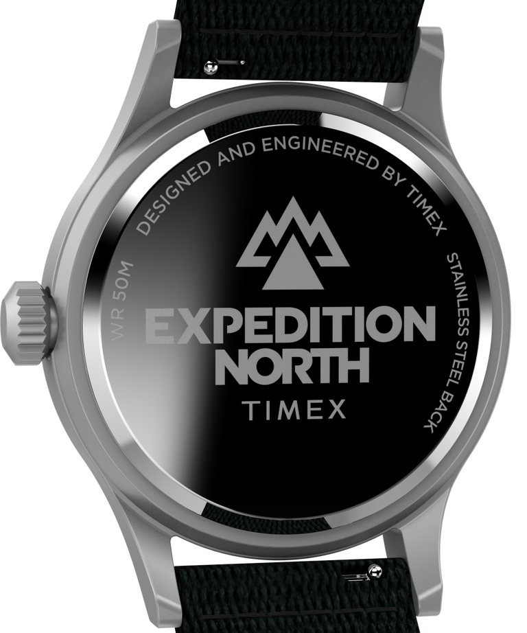 TW2V65700JR Expedition North® Sierra 40mm Recycled Materials Fabric Strap Watch caseback image