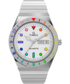 TW2V66000VQ Q Timex Rainbow 36mm Stainless Steel Expansion Band Watch primary image