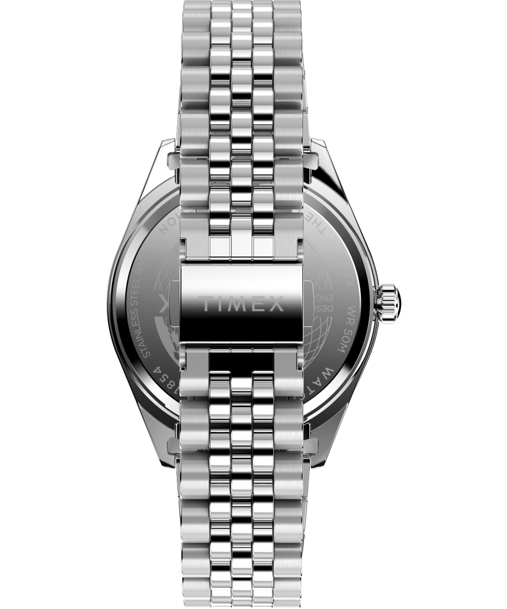 Timex Legacy Day and Date 41mm Stainless Steel Bracelet Watch