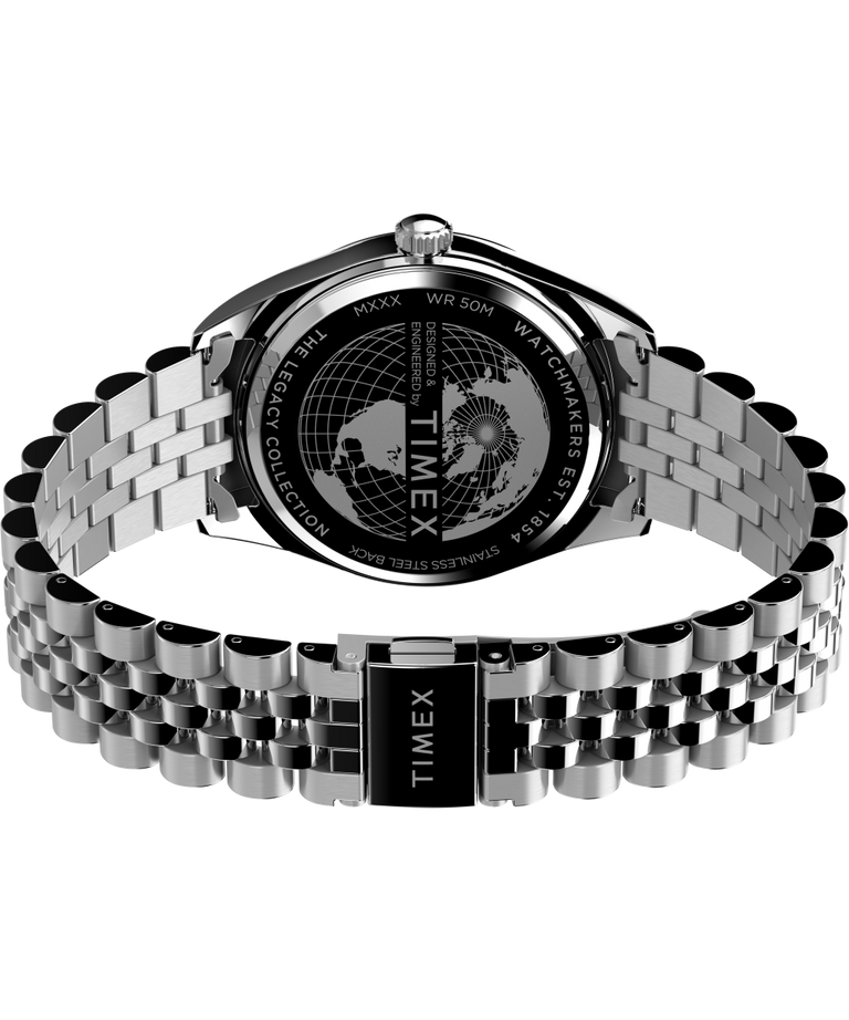 TW2V68000VQ Legacy Day and Date 41mm Stainless Steel Bracelet Watch back (with strap) image