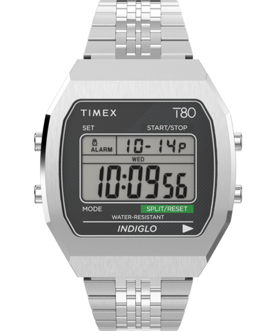 TW2V74200N9 Timex T80 Steel 36mm Stainless Steel Bracelet Watch primary image