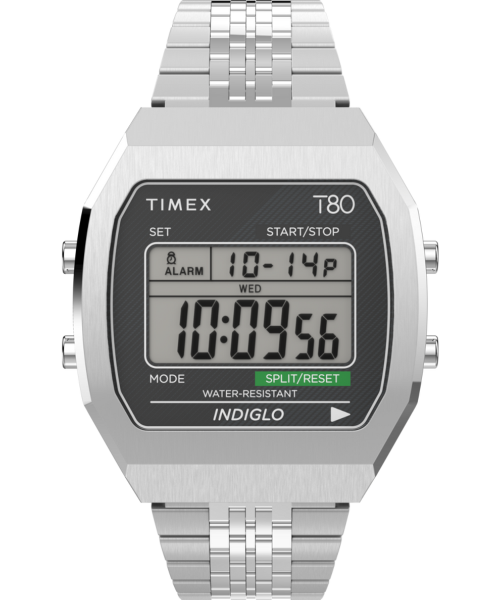TW2V74200N9 Timex T80 Steel 36mm Stainless Steel Bracelet Watch primary image