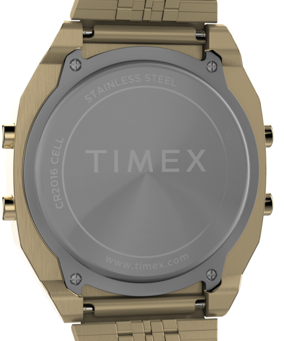 TW2V74300N9 Timex T80 Steel 36mm Stainless Steel Bracelet Watch caseback image