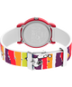 TW2V77700GP Timex X Peanuts Rainbow Paint 36mm Silicone Strap Watch back (with strap) image