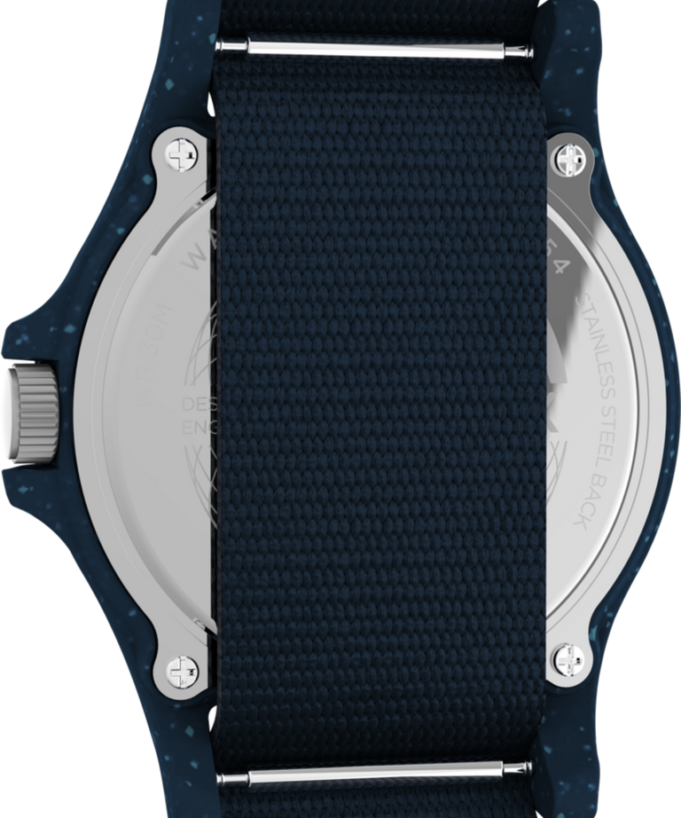 TW2V81800JR Reclaim Ocean 40mm Recycled Fabric Strap Watch caseback image