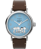 TW2V89800VQ Timex Standard x Peanuts Gang's All Here 40mm Leather Strap Watch primary image