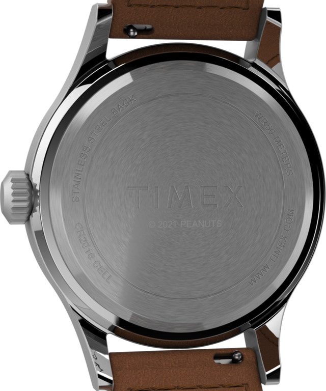 TW4B250000N Timex Expedition® Scout x Peanuts Take Care 40mm Leather Strap Watch caseback image