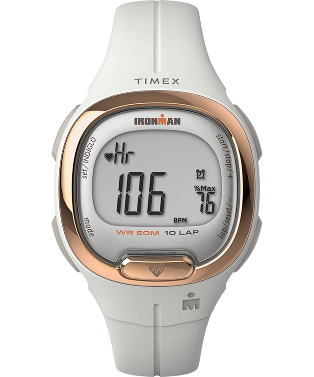 TW5M40400NG Timex Ironman HeartFIT™ Transit+ 33mm Resin Strap Activity and Heart Rate Watch primary image