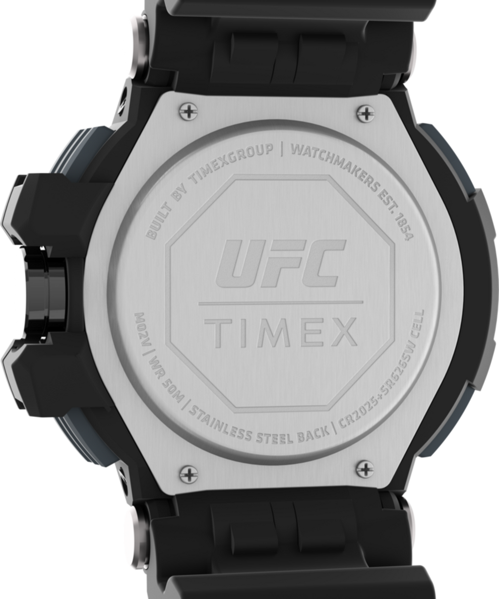 TW5M51800JR Timex UFC Combat 53mm Resin Strap Watch caseback image