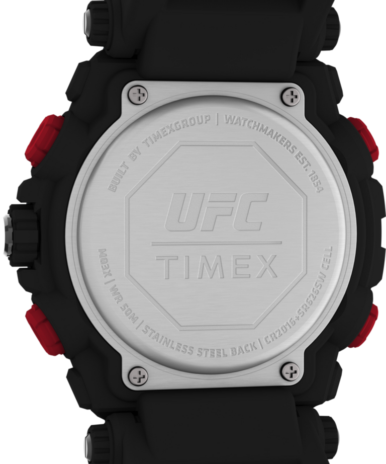 TW5M52800GP Timex UFC Impact 50mm Resin Strap Watch caseback image