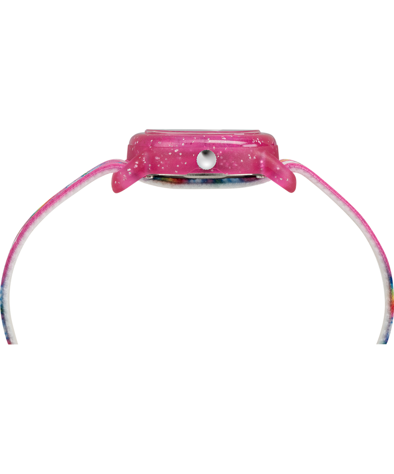 TW7C255009J TIMEX TIME MACHINES® 29mm Rainbow Unicorn Pink Elastic Fabric Kids Watch profile image